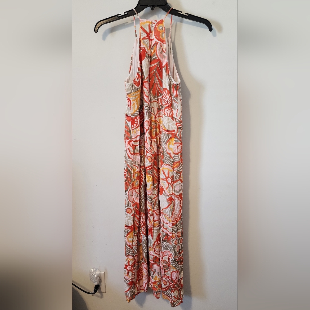 Loft Floral Halter Maxi Dress - Multicolor